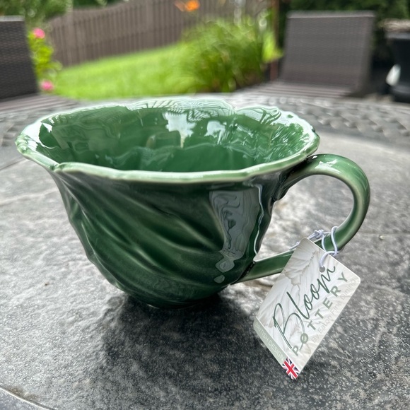 Cabbage Leaf Ceramic Mug by Bloom Pottery - Picture 1 of 5